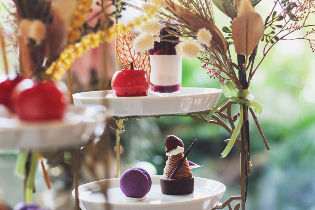 ストリングスホテル名古屋 レストラン ニューヨークラウンジの Autumn Harvest（オータムハーベスト）アフターヌーンティーの様子